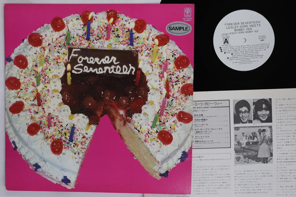 Виниловая пластинка LESLEY GORE BOBBY VEE  Forever Seventeen  Lesley Gore Mee AW23005PROMO TRIO 1980 Япония Поп Б/у