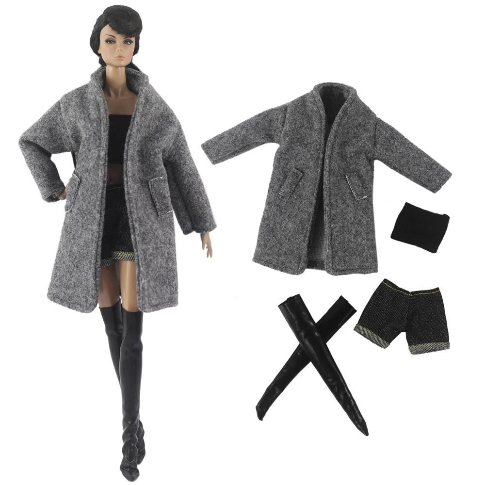 Handgefertigte BABI KLEIDUNG Wollmantel Outfit für 30cm Puppe 11,5 Zoll bjd Kleidung Viele Stilrichtungen Geschenke für Puppenzubehör #02