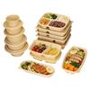 Eco-Friendly Corn Starch Biodegradable Disposable Food Containers with Lids