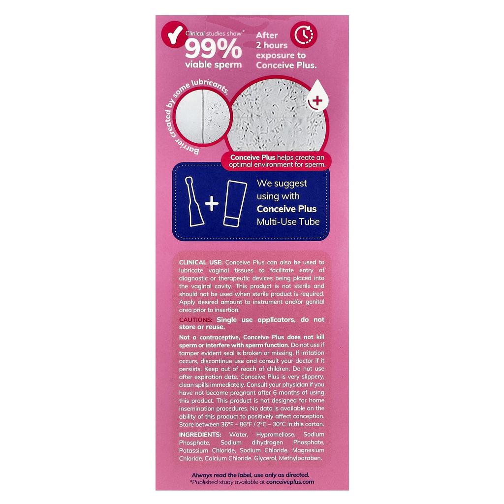 Reproductive Lubricant, 8 Pack, 4G Each