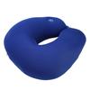 Travel Pillow Memory Foam U Shaped Electric Vibration Message Airplane Neck Message Pillow Blue