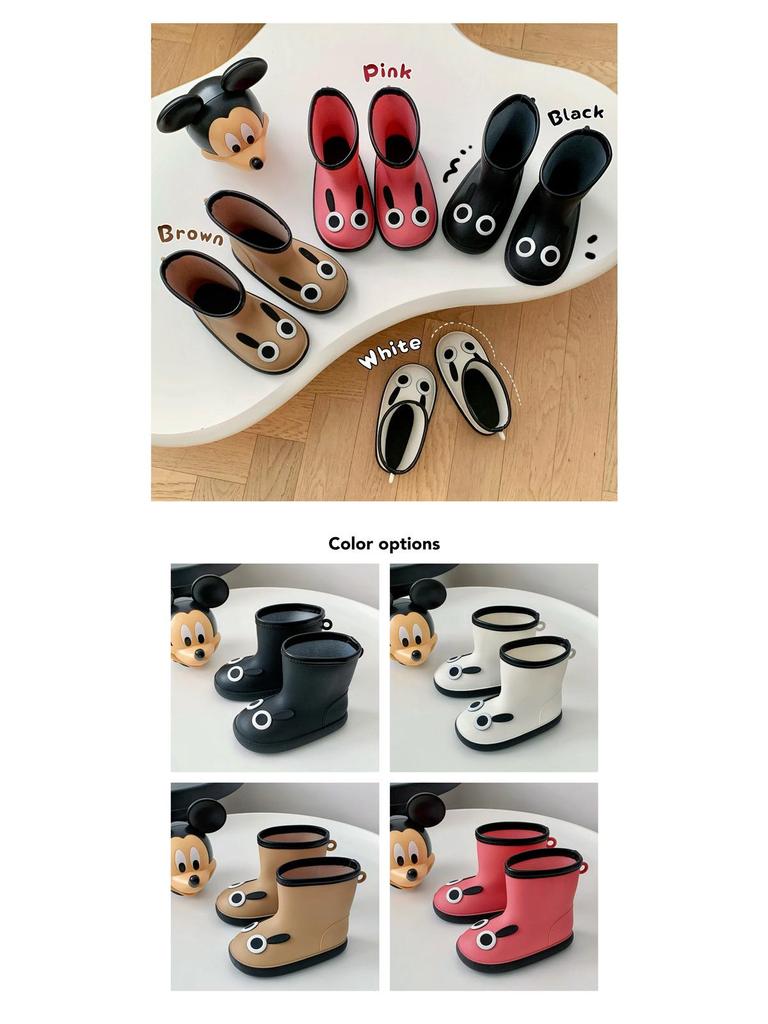 Leichte, wasserdichte Gummistiefel für Kinder - Rutschfest, Abriebfest, Flachsohlig, Cartoon-Design für Jungen und Mädchen