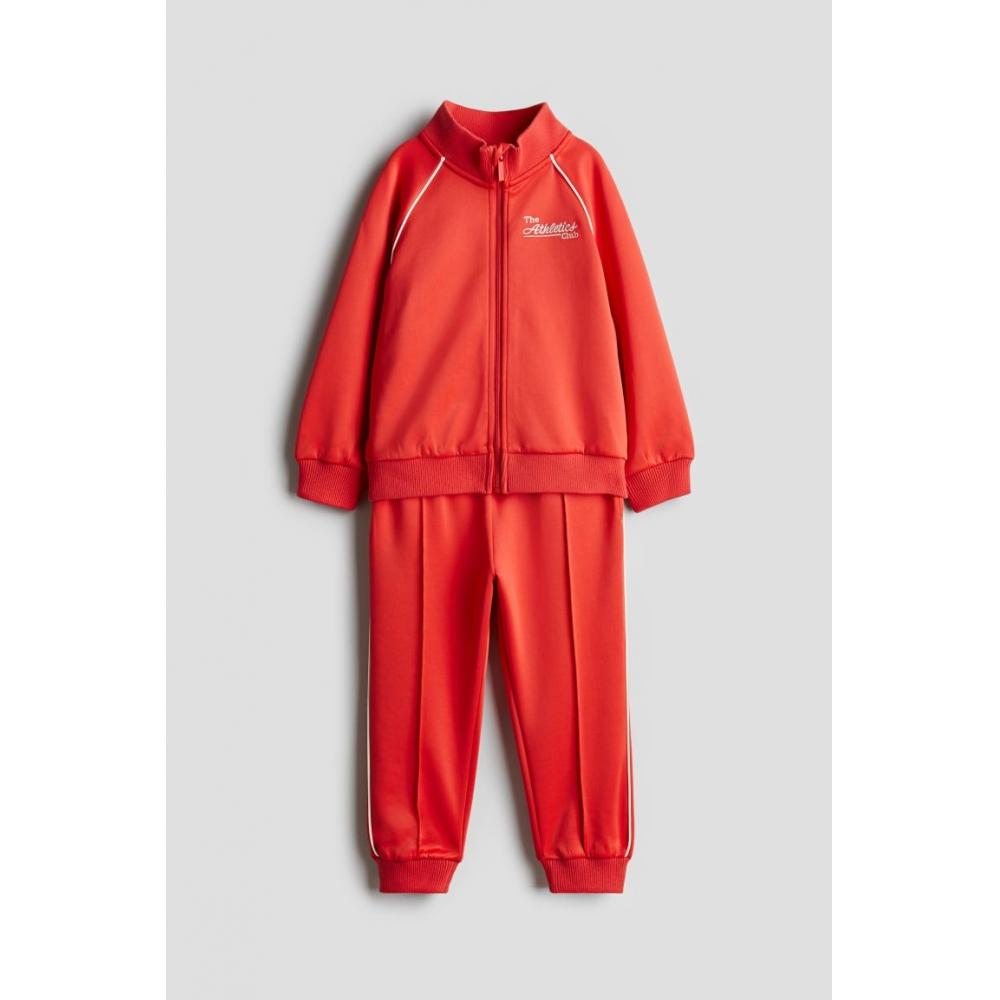 

Спортивный костюм HM Piping Detail Scuba, красный, спортивный клуб