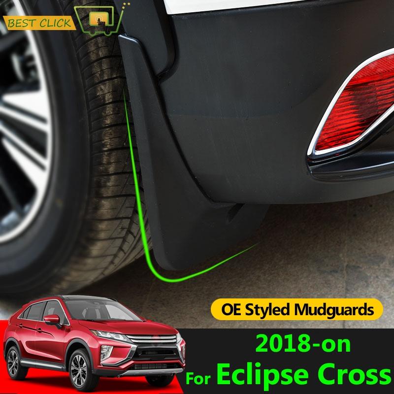 

Набор формованных брызговиков для Mitsubishi Eclipse Cross 2018-на брызговиках, брызговики, переднее крыло