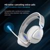 Wired Gaming Headset Adjustable Headband 2.4G Wireless Gaming Headset Comfortable USB and Type C Receiver 4 Modes for Computer