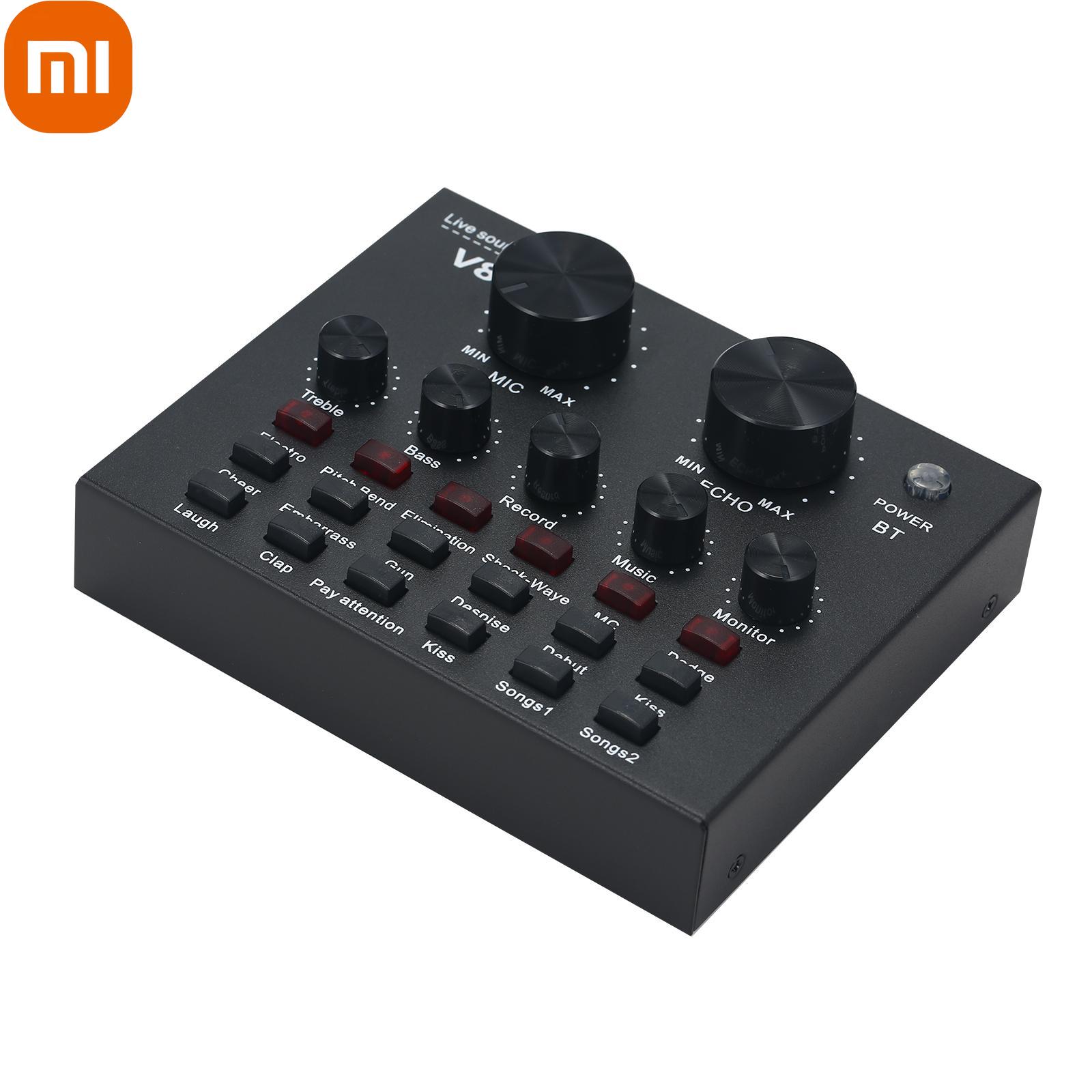 

Xiaomi Multifunctional BT Live Sound Card Intelligent Audio Mixer Sound Card for Computers and Mobilephone