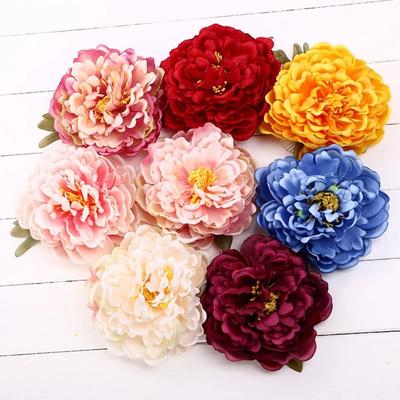 Big Flower Artificial Flower Hairpins Headwear Flower Hairpin Brooch Barrettes Headdress  Wedding