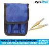 PyraDrill Stufenbohrer HSS Edelstahl Schälbohrer Kegelbohrer Konusbohrer 3er Set