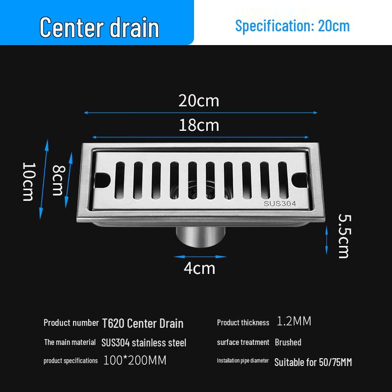 MDNG Rectangular Floor Drain