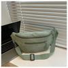 Corduroy Brusttasche Hüfttasche Retro Klein Frisch Koreanischer Stil Einfache Lässige Tasche Leichte Corduroy Tasche