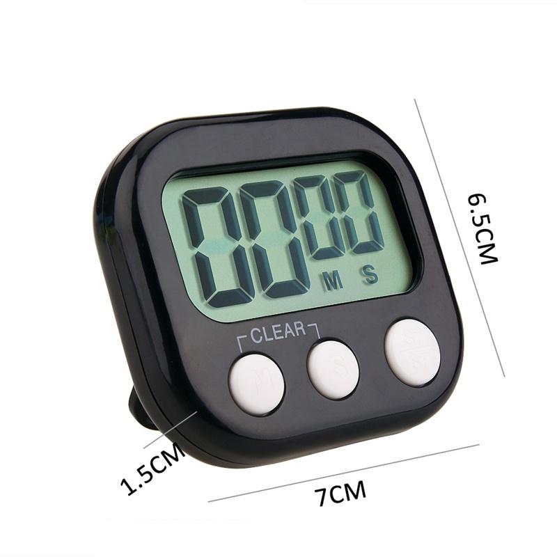 Multifunctional Kitchen Timer Alarm Clock Home Cooking Practical Supplies Cook Food Tool Kitchen Accessories Baking Tool 5 Color
