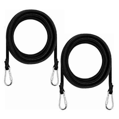 2 Stück Schwere Schaumstoff-Seeplättchen-Ankerseile Korrosionsbeständige Bungee-Seile für Wassersport Camping