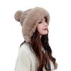 Keep Warm Ear Protection Hat Woolen Winter Plush Hat Fashion Knitted Beanie  Streetwear