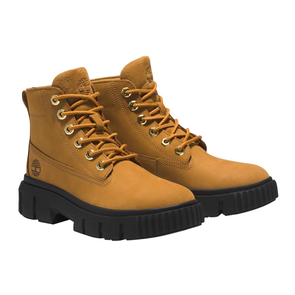 Timberland Greyfield Mellomhøye Snørestøvletter, Dame, TB0A5RP42311, Hvit, 8.0 (25,0 cm)