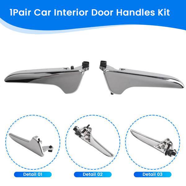 

Silver ABS Pair for Mercedes W Models (1697600308, 1697600508) None