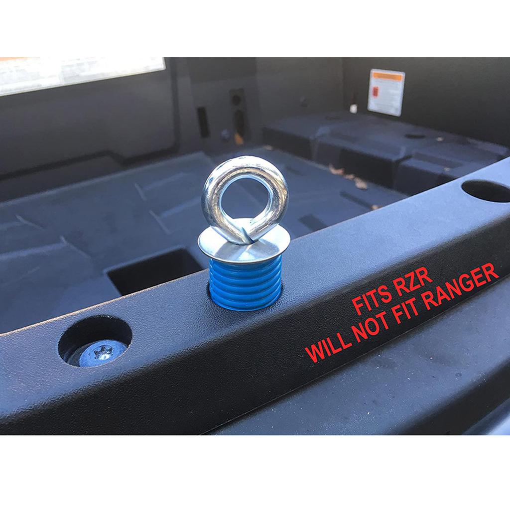 Upgraded ATV Anchors Lock & Ride Knob Tie Down Anchors Quick Detach Lock & Ride Knob Car Accessories Simple Installation