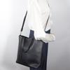 SAINT LAURENT Toy Shopping Tote Bag Handbag 600307 2WAYShoulder black Calfskin Women Used