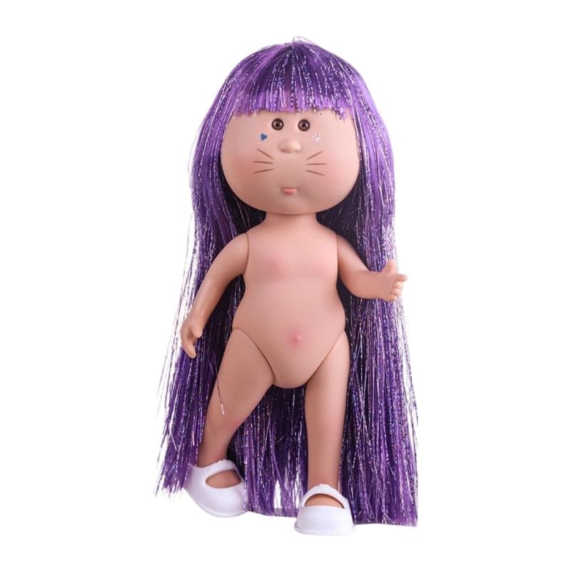 Adorable 24cm Plastic Potato Doll for Kids Creative Play Safe Easy Clean Home Decors Toy for Children Over 3 Years Old