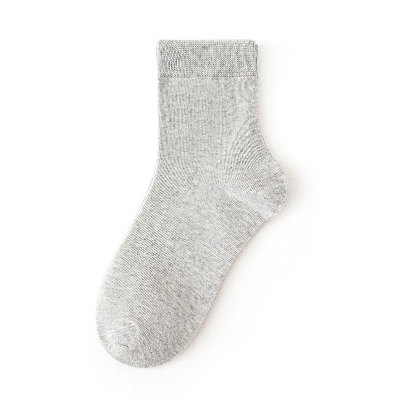 Yishanyi Si Men s Solid Business Cotton Socks - 5 Pair Pack