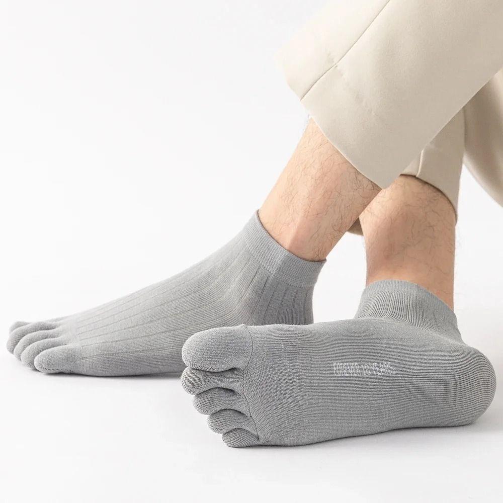 With Separate Fingers Five Finger Socks Thin Cotton Toe Socks Low Cut Ankle Sports Socks  Summer