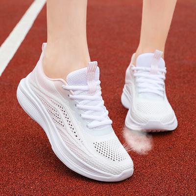 Summer New Women's Shoes Large Mesh Breathable Versatile Soft Sole Casual Shoes Light Running Sports Shoes Mesh Women's Summer