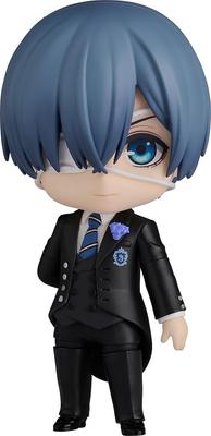 Nendoroid TV Anime Butler Internat Ciel Phantomhive Tiefblaue Eule Wohnheim „Schwarz - Bogen“ Version