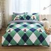 Washed Cotton Bedding Four-piece Set, Quilt Cover, Bed Sheet, Dormitory Three-piece Set