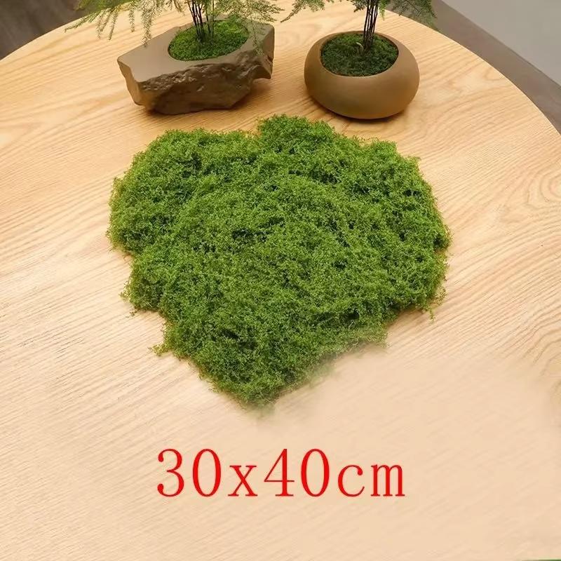 Green Artificial Moss DIY Crafts Grass Fake Moss Green Plant for Home Room Garden Decor Landscape Fake Grass Flower Pot Ornament