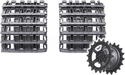 Studio World War II Deutsche Armee Königstiger Startrad Crawler spätes Modell symmetrischer Typ mit Startrad Kunststoffmodellteile TR84004 T-Rex