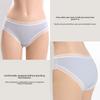 Big Size Ladies Summer Thin Style Pure Sexy Lace Antibacterial Crotch Waist Triangle Briefs