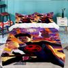 Into The Spider-verse 3-teiliges Bettwäsche-Set, Ideal für 1 Bettbezug und 2 Kissenbezüge, Perfekt als Geschenk für Fans, Ideal für Schlafzimmer, Studentenwohnheim