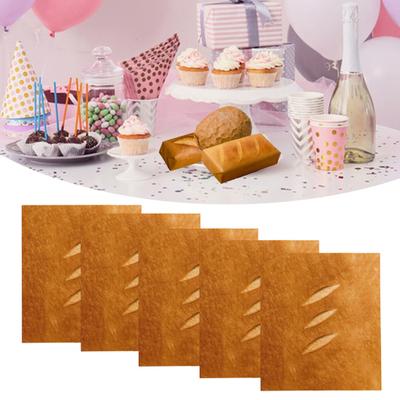Bread Shape Gift Wrapping Paper Kraft Paper Rustic Bread Designs Oil-Resistant Tear-Resistant Kitchen Supplies for DIY Party