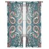 Perez Flower Tulle Curtains for Living Room Bedroom Voile Sheer Curtain Window Home Decor Drapes