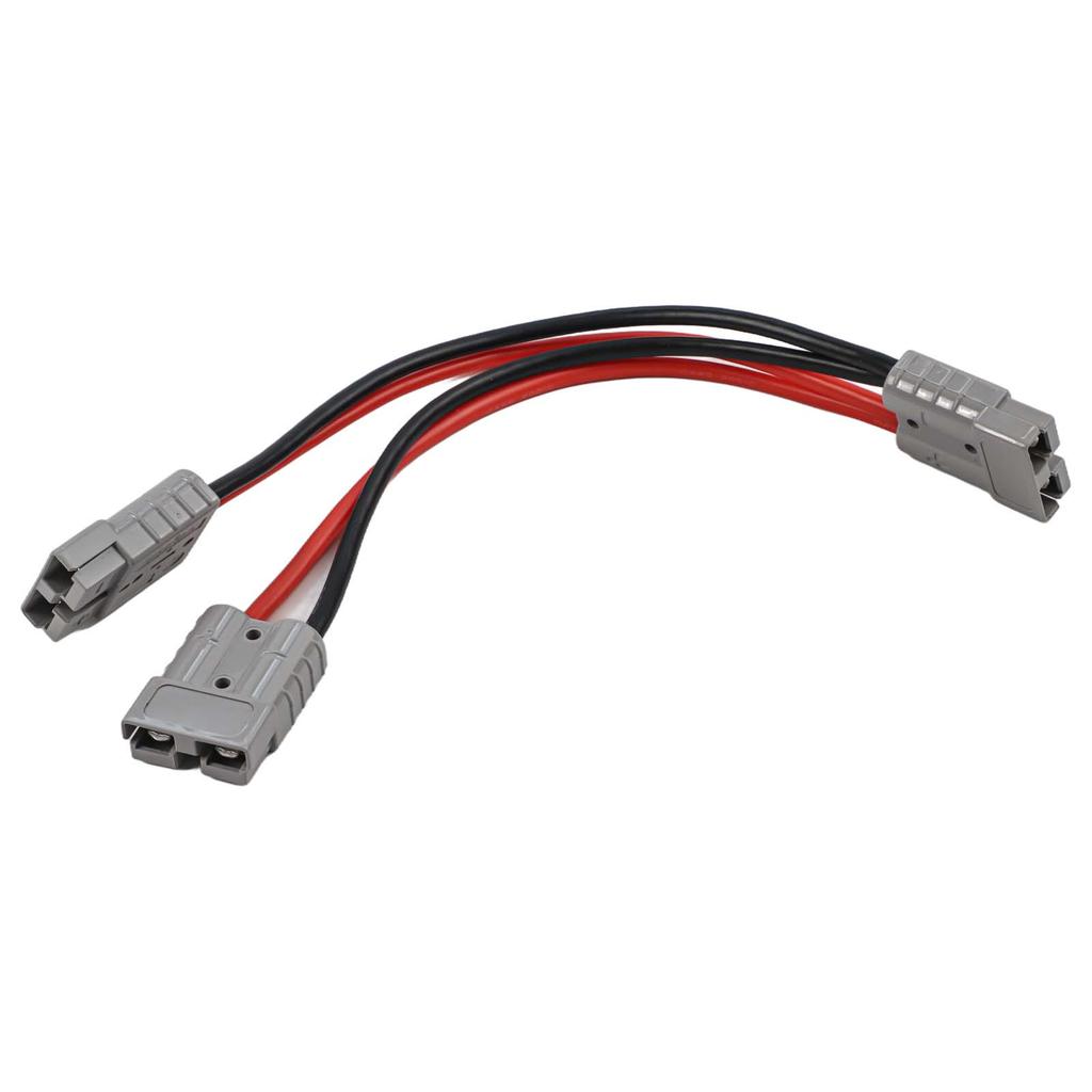 Useful Brand New Replacement Y Adapter Car 50A Accessory Cable Gender-Free Polarity Protected Battery Connector