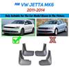 For Volkswagen VW Jetta Sedan 2011-2018 Mudflaps Splash Guards Front Rear Mud Flap Mudguards Fender Set Molded Mud Flaps