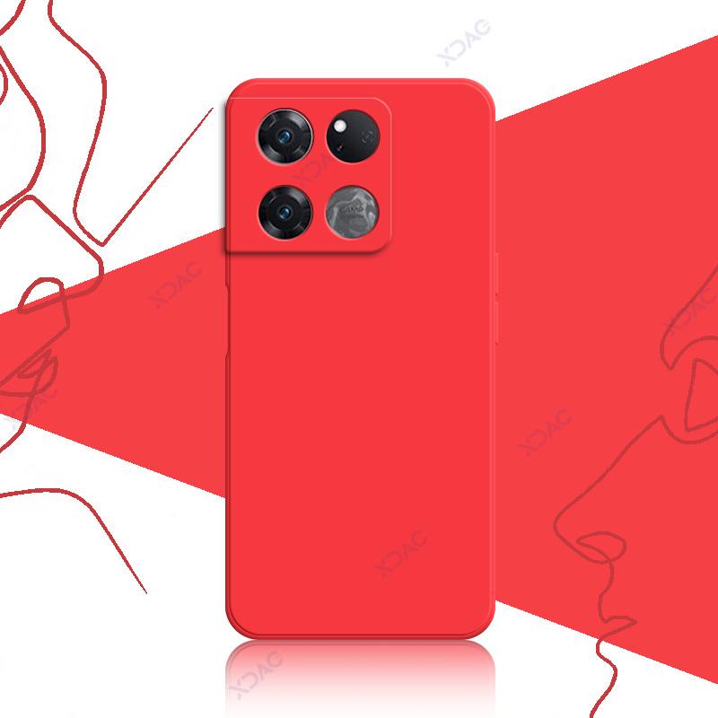 Handyhüllen für OnePlus Ace Racing OnePlusAceRacing 5G 6.59" 360 Weiche Luxus Quadratische Flüssigsilikon Rückseite