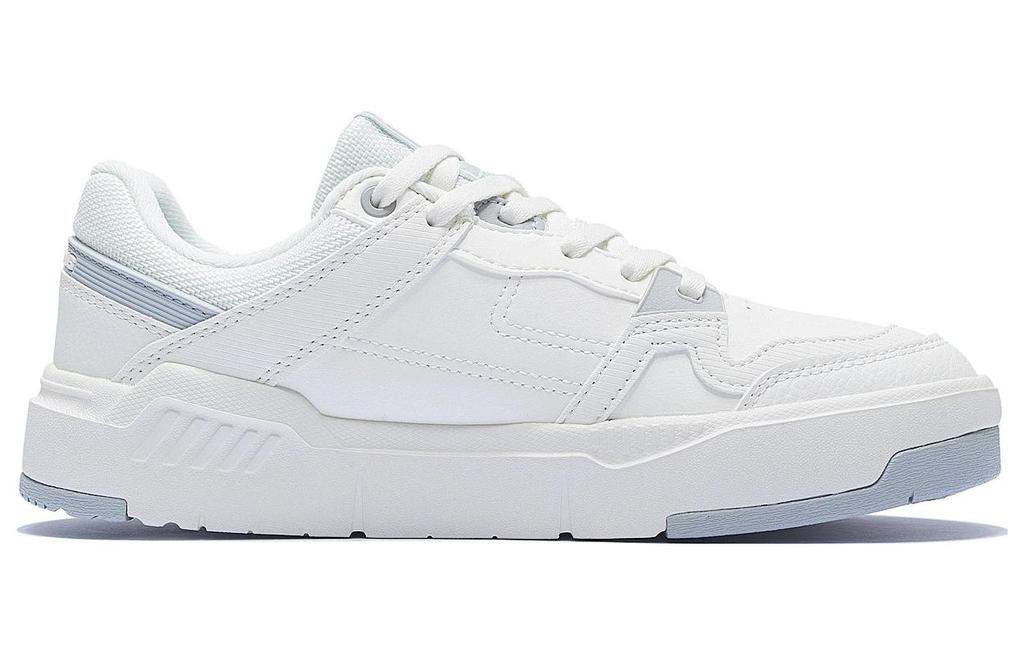 Li Ning ACE V2 Abrasion Resistant Breathable Low top Skateboard Shoes Women's White Gray AGCS156-1