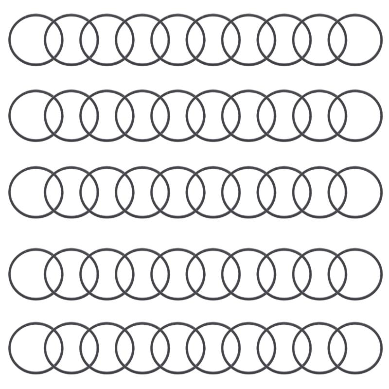

Rubber Drive Belts 1mm for Turntables Cassette Players Tape Recorder Machine 25/27/28/30mm Diameter 50PCS