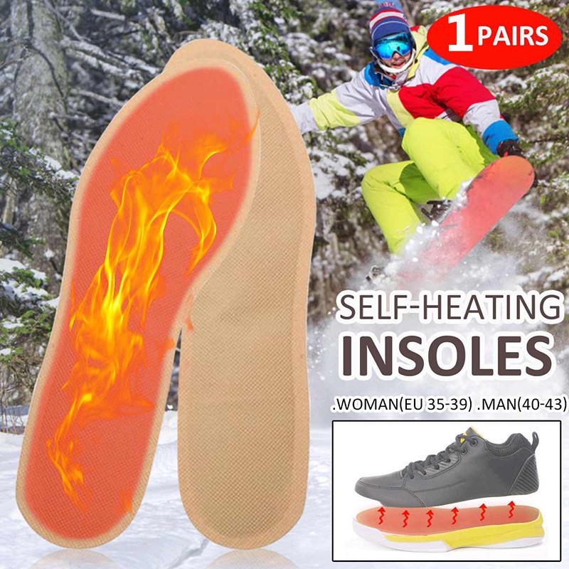 Buy Winter Women Men SelfHeating Insole Heated Shoe Insole at affordable prices — free shipping