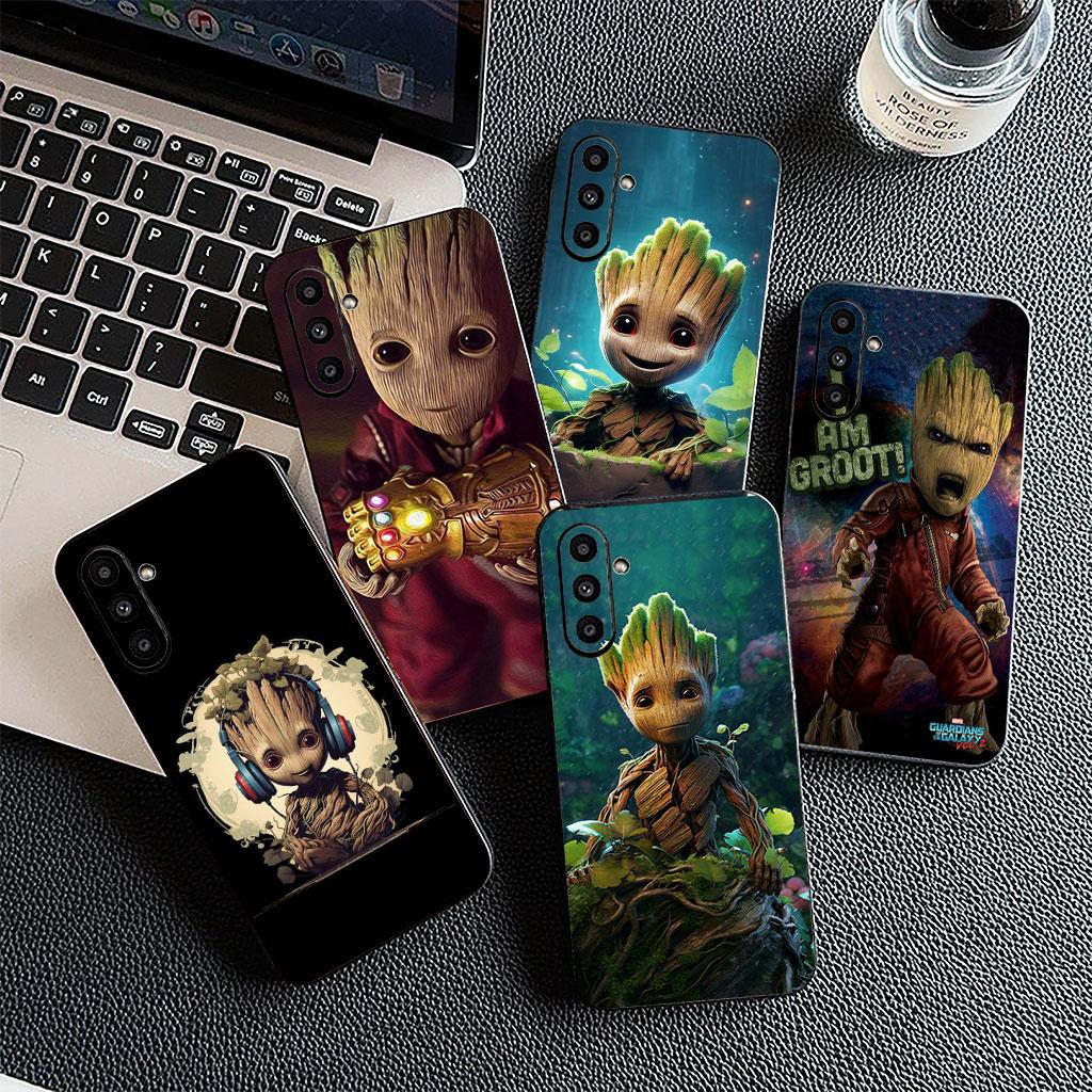 for Samsung Galaxy A05 A06 A14 A50 A51 A52 A12 A13 A17 A70 A07 A25 A26 A56 A23 M53 Case Guardians Galaxy Baby G-Groots Marvels