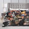 Super Warm Blanket Travel Office J-Josh Hutchersons Throw Blanket Peeta Flannel Bedspread Couch Chair Cute Sofa Bed Cover