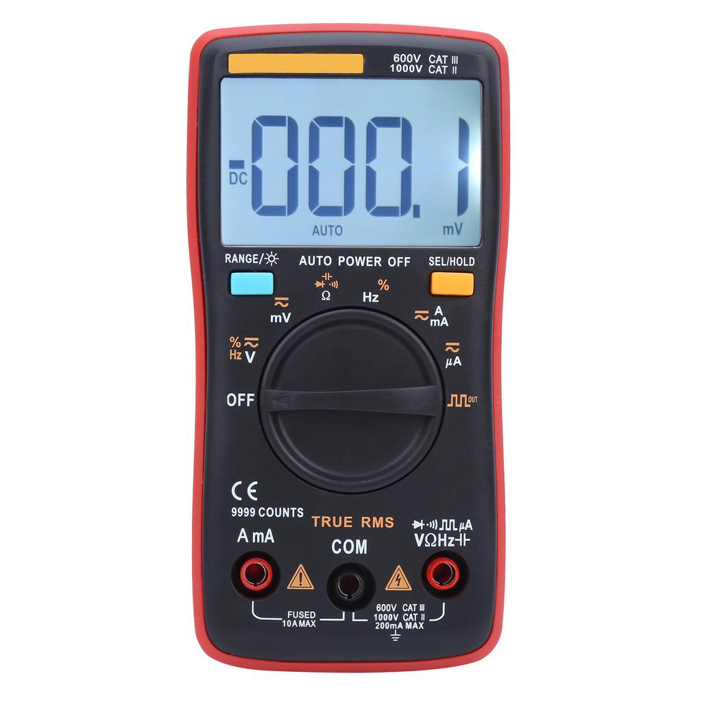 ZT109 Professional Digital Multimeter 9999 Count True RMS AC   DC Current Voltage Tester