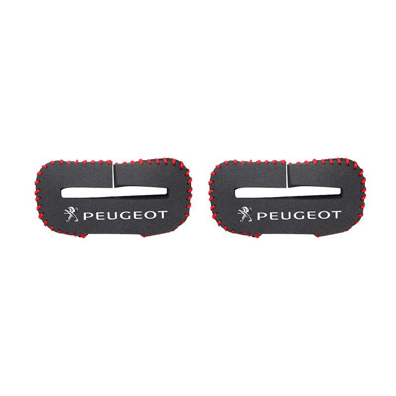 2Pcs Car Seat Belt Buckle Clip Protector Covers Suede a Clips For Peugeot 5008 508 408 4008 308 3008 208 Landtrek Rifter e-Expert