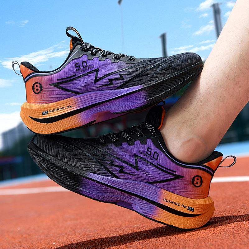 Męskie Buty Sportowe Nowe Męskie Buty do Biegania z Płytką Węglową Racingowe Lekkie Antypoślizgowe Profesjonalne do Treningu na Stadionie Tenisa