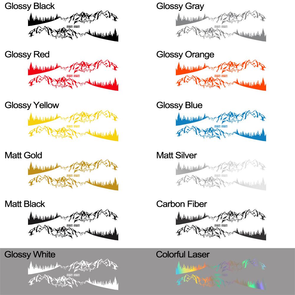 For Ssanyong Rexton 4X4 Y200 ELX Y400 Y450 SUV Graphics Mountain Styling Vinyl Decor Decal Car Sticker Auto DIY Decoration