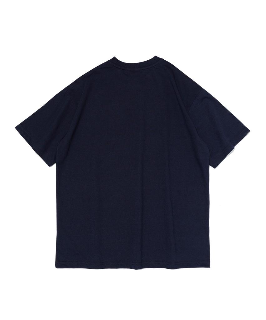 ANALOG MOOD A-Mood Logo Short Sleeve T-Shirt (Navy)