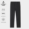 Langdeng Men's Thick Straight-Leg Business Casual Trousers