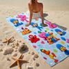 Ultra-Soft Beach Towel with Pocoyo Theme,Ideal for Pool - Camping, Diving - Perfect Travel Essential, Vibrant Beach Towel.