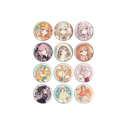 Akakura X Sanrio Characters 03 [Collaboration Illustration] Can Badge Complete Set (Box of 12)