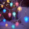 Christmas Pine Cone LED String Lights for Indoor Decoration – Warm, Creative, and Festive Atmosphere Lighting